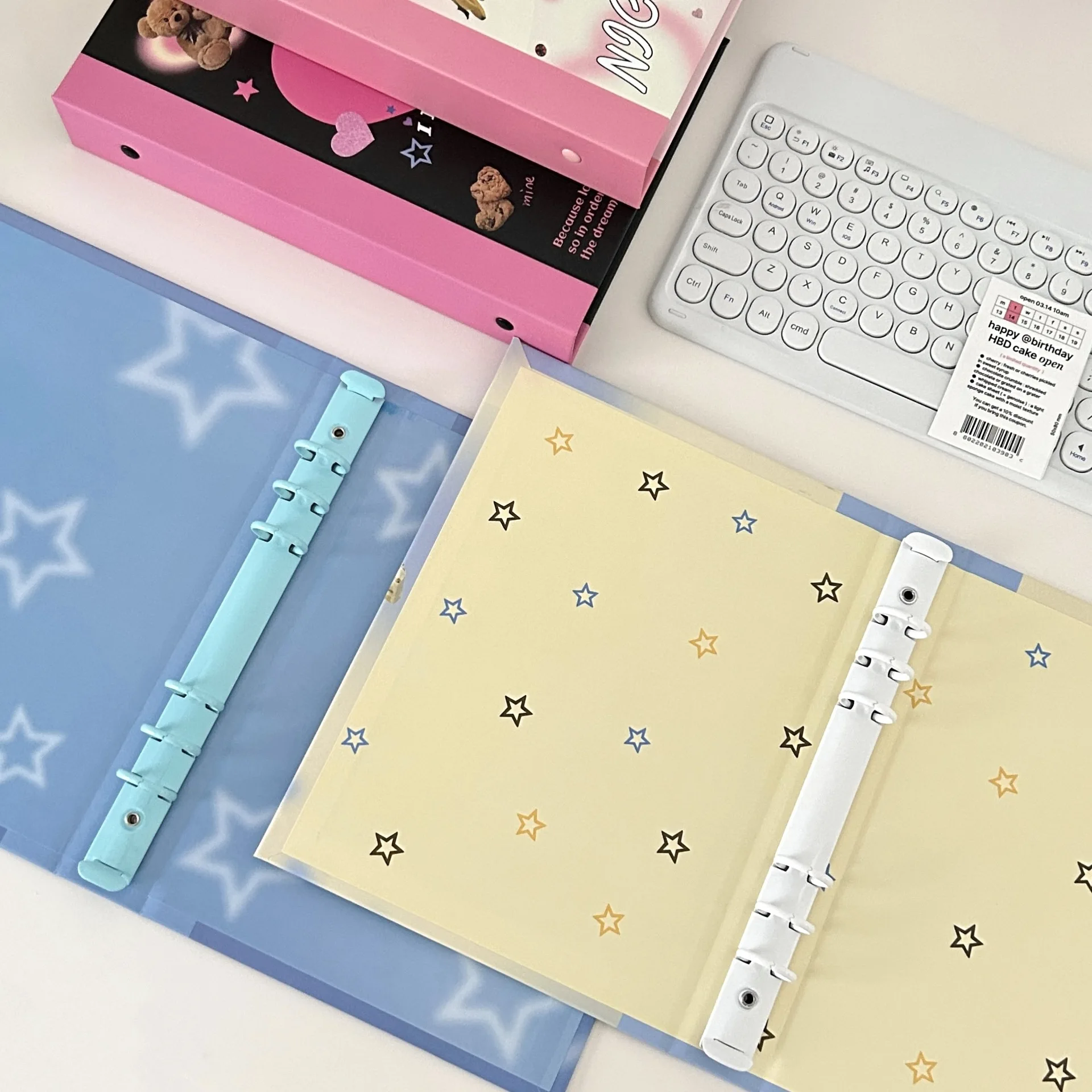 MINKYS Kawaii Retro A5 Kpop Photocard Binder Photo Cards Collect Book Storage Album Hardcover Notebook Korea Stationery