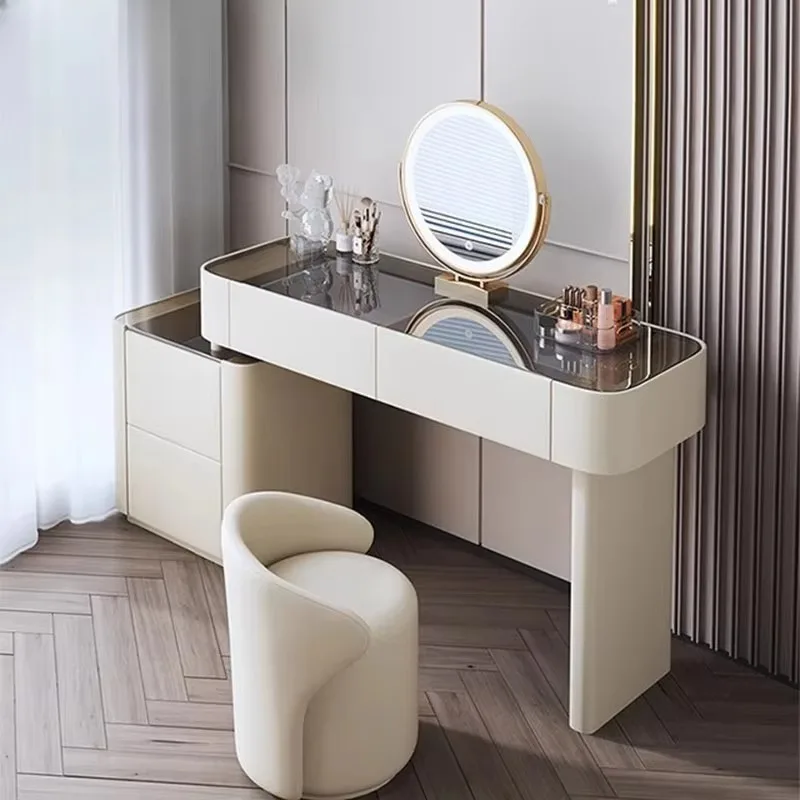 

Organizer Drawers Dressing Table Luxury Mirror Storage Vanity Dressing Table Living Room Mobile Kommode Schlafzimmer Furniture