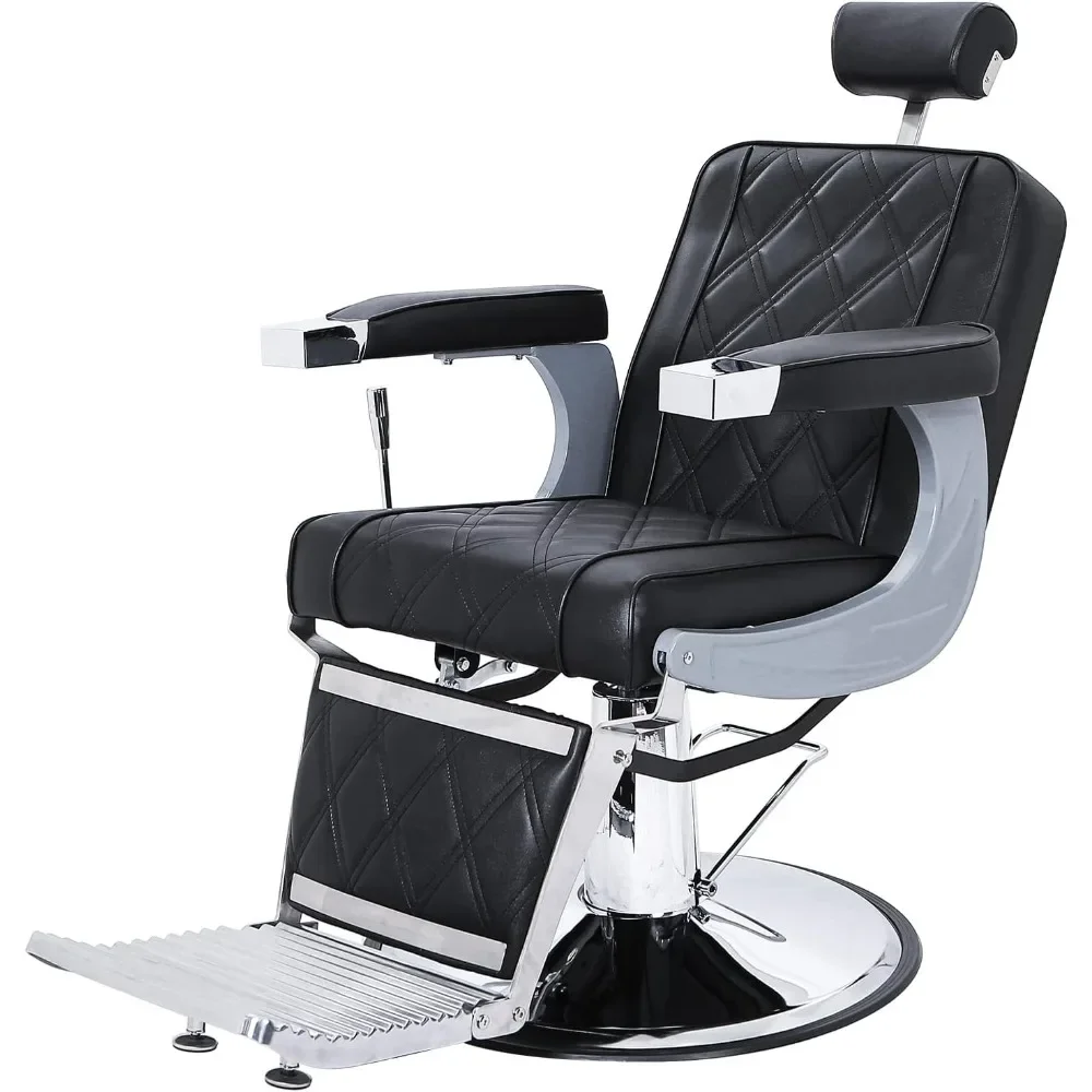 Barber Chairs, Salon Chair for Hair Stylist All Purpose with Removable Headrest, Professional Hydraulic Hair Chair