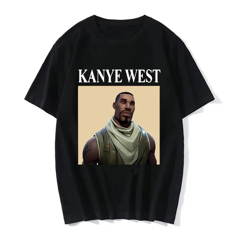 Funny Kanye West Meme cotton T-Shirt Men's Vintage Hip Hop Rap Style Tshirt Men Women Short Sleeve T Shirt Streetwear