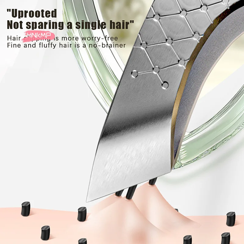 Pinzette professionali per capelli a bocca larga per donne e uomini Strumento per toelettatura barba in acciaio inossidabile addensato