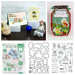 Christmas Box Die Craft a Very Elfy Creative Collection Metal Cutting Dies DIY Making Greeting Card Scrapbooking Decoration Mold