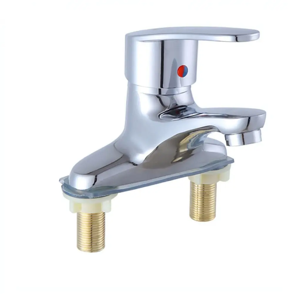 Versatile Bathroom Basin Faucet Single Handle Sink Mixer Tap Modern Zinc Alloy Material For Home And Office Lavatory