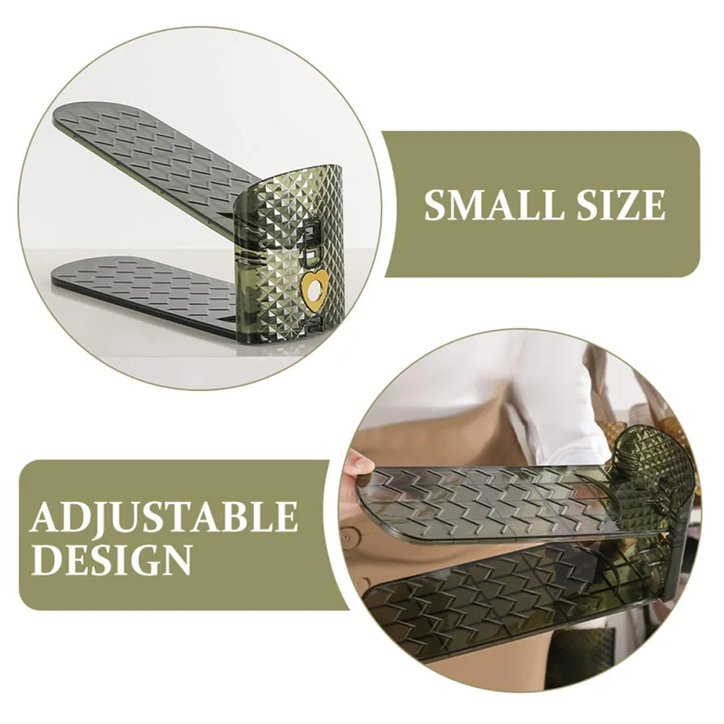 

3PCS Shoe Cabinet Storage Rack Shoes Organizer 2-Layer Shoe Holder Closet Shoes Storage Holder Shoe Slot Rack