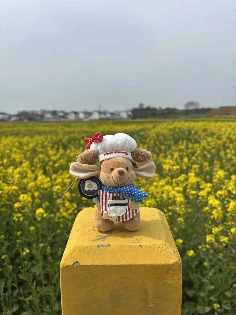 Nowa Śliczna Lalka Dziecięca Roo Kubuś Puchatek Pluszowa Lalka Wypchana Zabawka Śliczna Lalka Kanciastoporty Zawieszka do Torby Marionetka Prezent dla Uczennicy