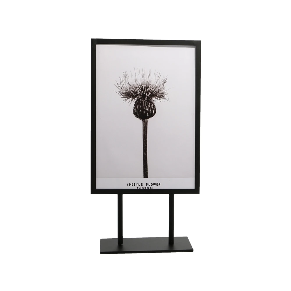 A3 A4 Advertising Table Stand Menu Free Standing Table Desk Floor Stand Counter Top Sign Holder Frame Display Rack