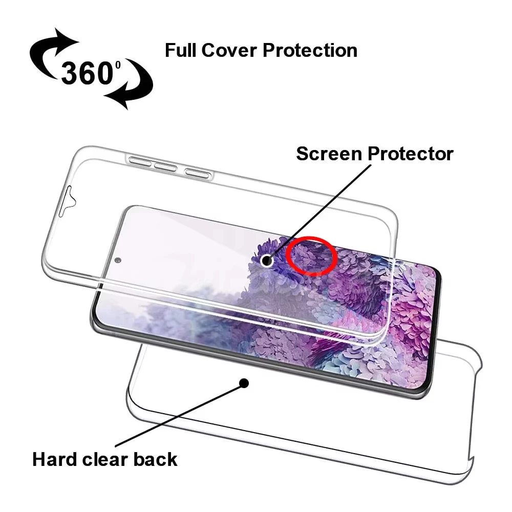 360-Grad-Ganzkörper-stoßfeste Hülle für Samsung Galaxy S25 S23 S24 Ultra S22 S21 S20 S10 S9 S8 A55 A54 A53 A52 5G A56 A36 A26 Abdeckung – Detail 2