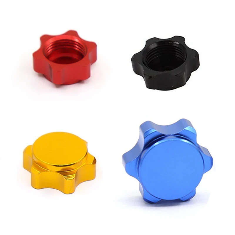 4Pcs Aluminum Wheel Hub Cover Anti-Dust Cover 17Mm Hex Nut For 1/8 RC Car