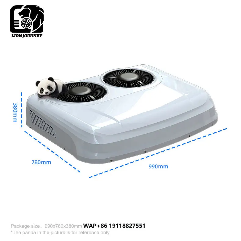 Pendingin Udara Atap RV Camper Listrik Otomatis untuk Parkir, Aire Acondicionado 24v Pendingin Udara untuk Truk