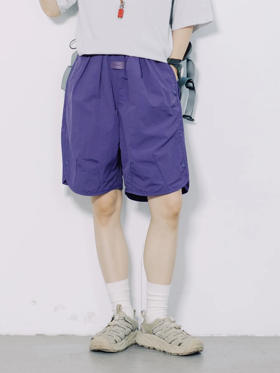 

Outdoor RCDB Mountain Series Waterproof Splatter Resistant Multi Pocket Workwear Loose Casual Shorts Five Inches for Men