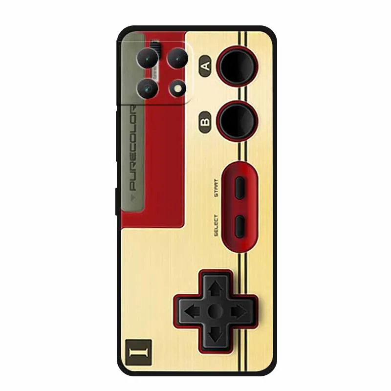 For T-Mobile REVVL 7 Case REVVL7 Black Silicone Soft Back Cover Case For T-Mobile T Phone 2 5G Phone Case Cover 6.58\