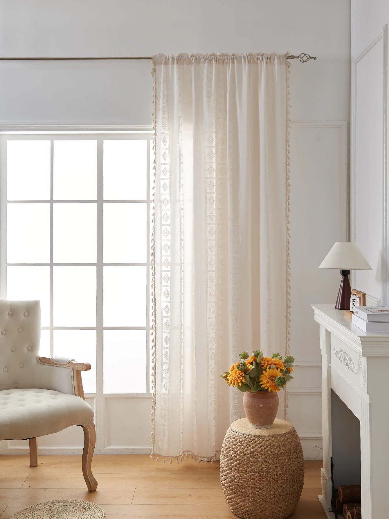Boho Curtains 84 In… - image