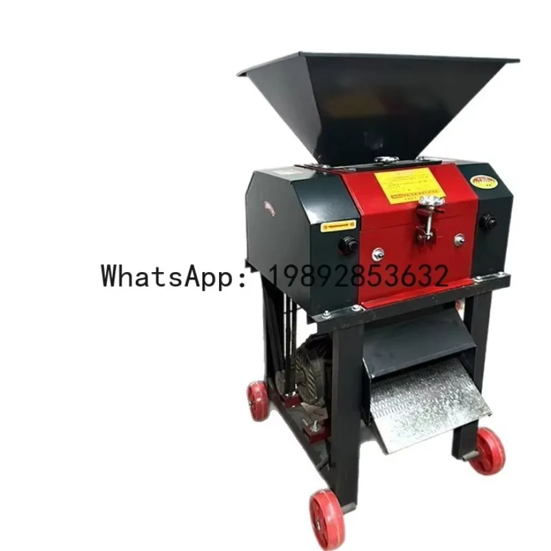 corn splitting machine grain chicken and duck crusher peanut wheat soybean sorghum brewing flattening