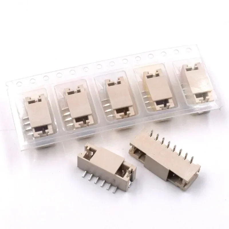 100pcs PH2.0mm Vertical SMD Surface Mount with Cap 2P 3P 4P 5P 6P 8P 9P 10P 12Pin High Temp Resistant Rohs SMT Wafer Connector