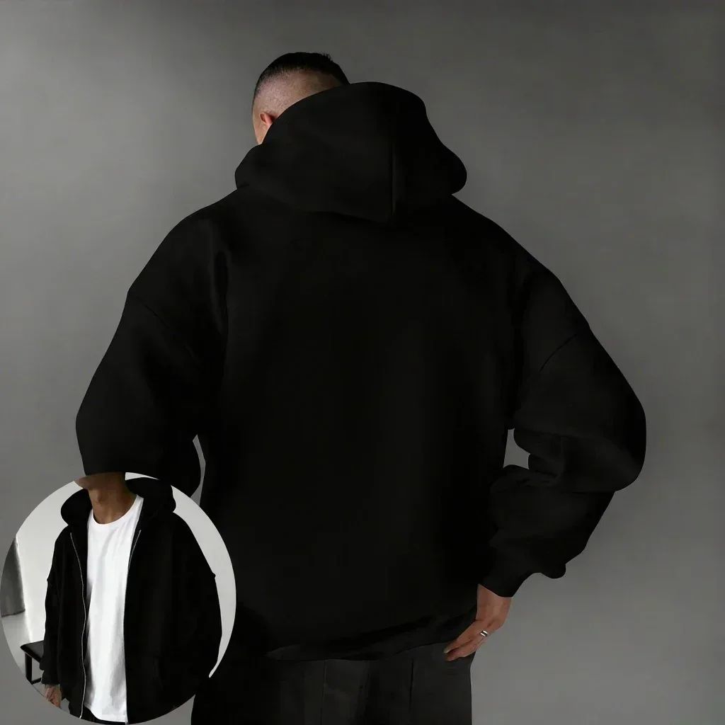 Pokémon Anime Zipper Hoodie 2025 Summer Men's New Style Glaceon Printed Harajuku Casual Loose Versatile Plus Size Sweater Top