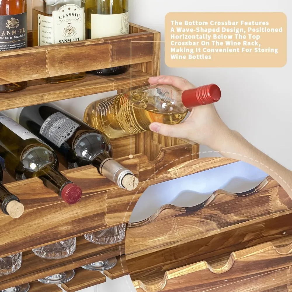 مكتب كمبيوتر Grandder مع 4 أدراج، مكتب مكتب 47 بوصة مع مساحة تخزين، مكتب ألعاب مع أرفف وحدة المعالجة المركزية، مكتب عمل للكتابة fo #5