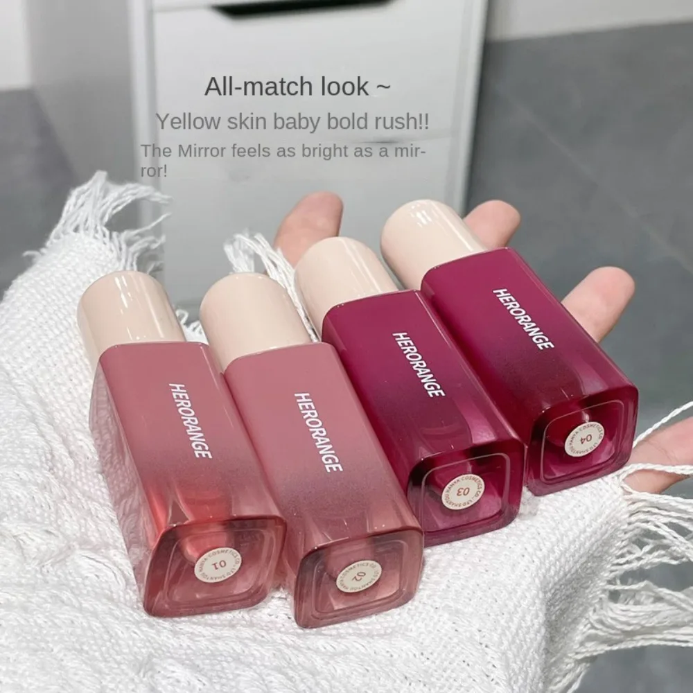 Waterkristal Lipgloss Sexy Rode Lip Tint 6 Kleuren Blijvende Vloeibare Lippenstift Beauty Fluwelen Inkt Lippenstift Cosmetisch