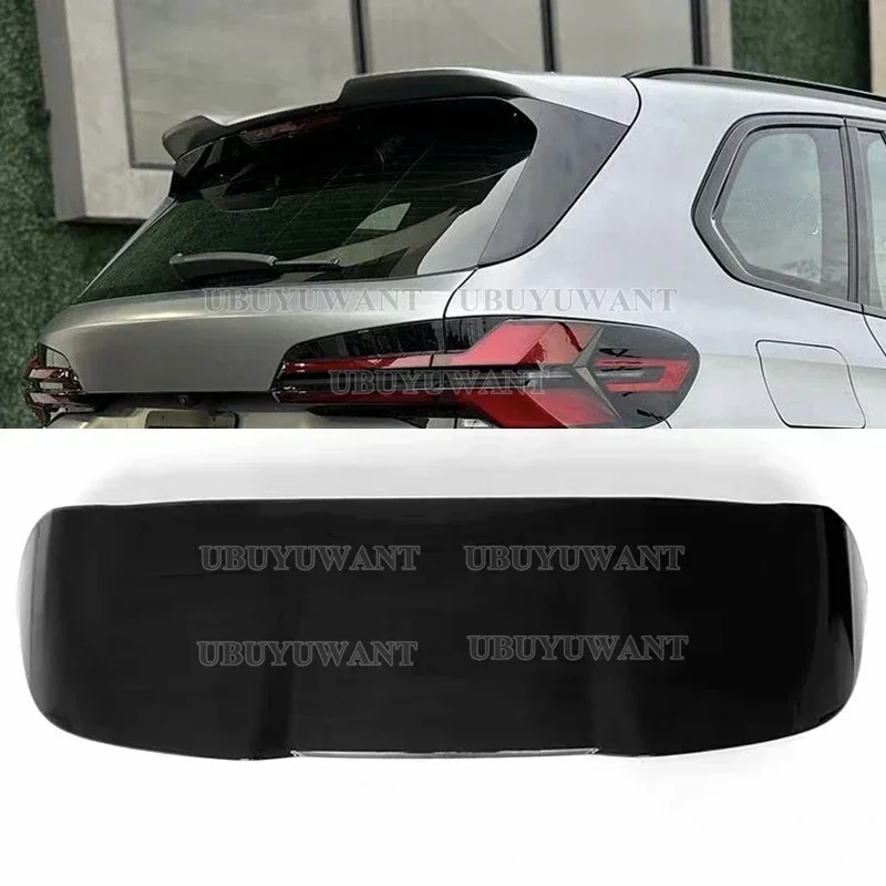 Rear Roof Spoiler Fits For BMW X5 G05 2018 - 2021 High Quality Material Glossy Black Carbon Look Tail Top Wing Body Kits