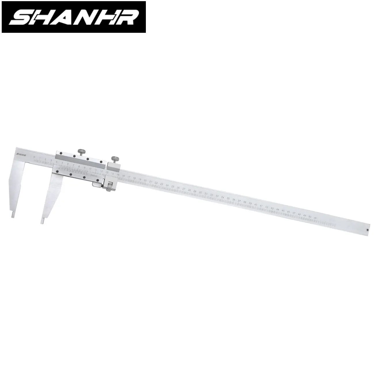 0-500/600mm Vernier Caliper Gauge 0.02mm High Precision Carbon Steel Manual Vernier Caliper for Inside Outside Measurement