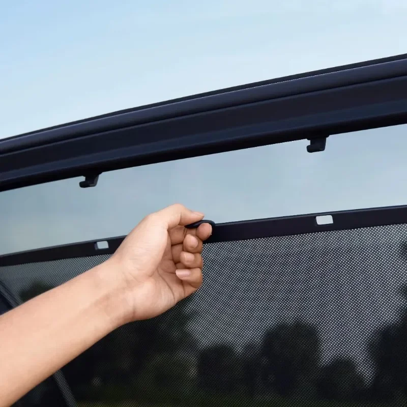 Roll Car Sunshade Luxury Custom-fit Side Window Curtains