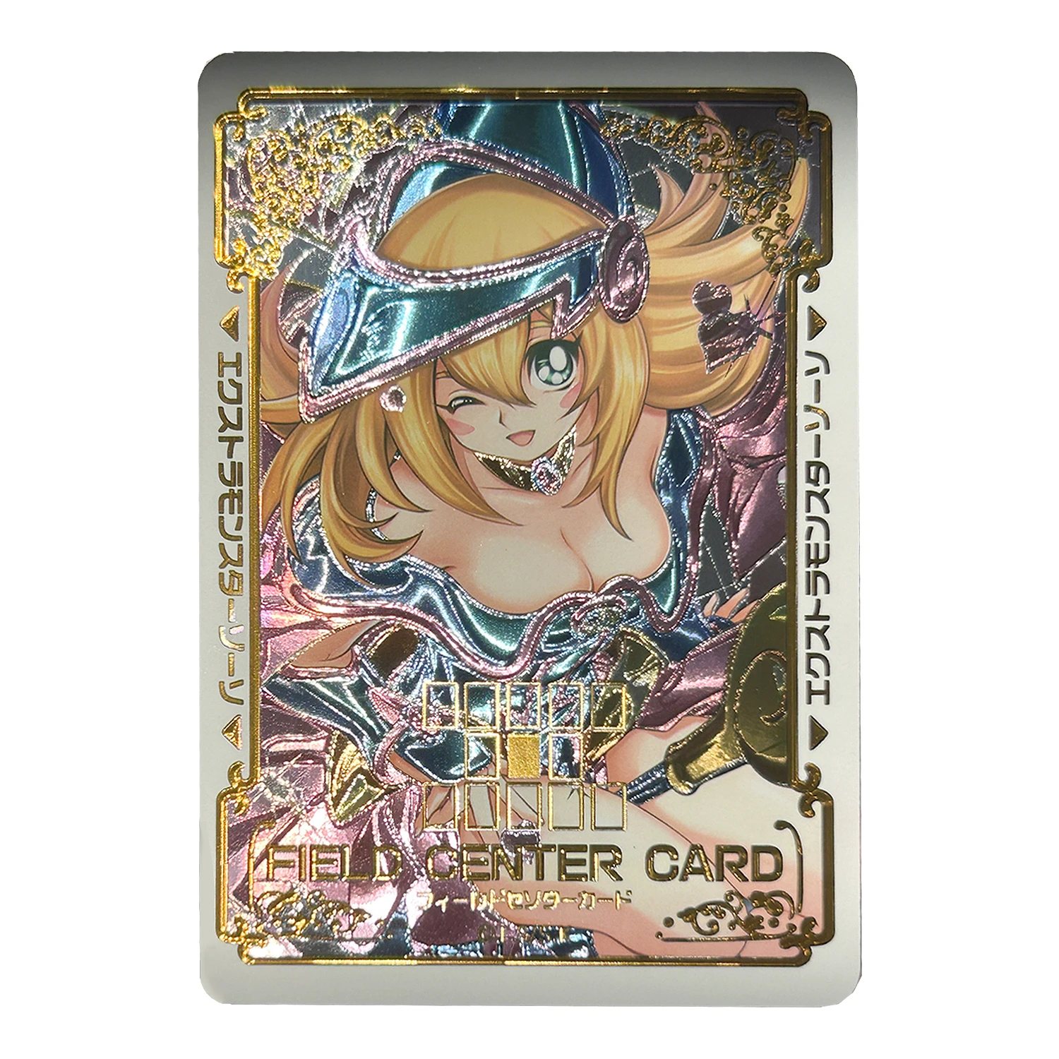 2 Styles Diy Self Made Yu-Gi-Oh! Black Magician Girl Collection Card Sexy Lithography Classic Game Anime Card Gift Toys