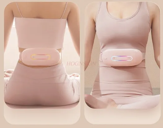 Warm Uterus Massager Relieve Menstrual Pain Waist Acupoints Vibrating Heating Pad Belly Wrap Belt Women Warm Palace Belt