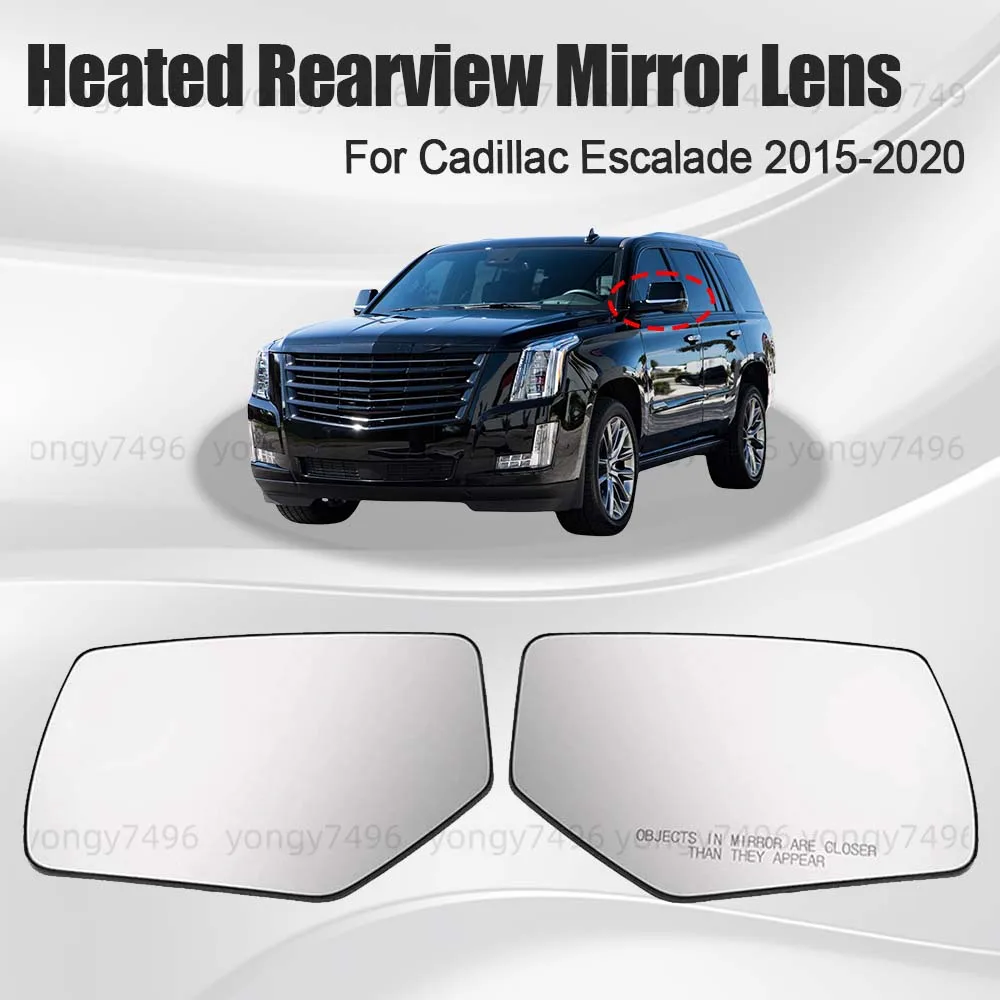 

Car Wide Angle Heated Rearview Mirror Lens For Cadillac Escalade 2015 2016 2017 2018 2019 2020 Car Rearview Accessories