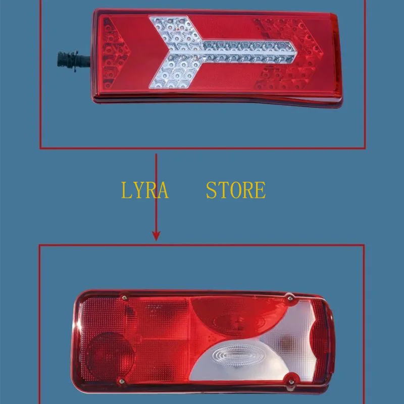 1 PCS New Design  LED Tail Lamp Fit For MAN TGA TGX TGS Truck Rear Light