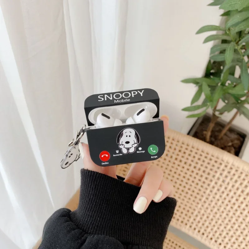 Snoopy Silicone Case For Airpods Pro Case Wireless Bluetooth For  Airpods 2 Case Cover Earphone Cases For Air Pods Pro 3 Fundas