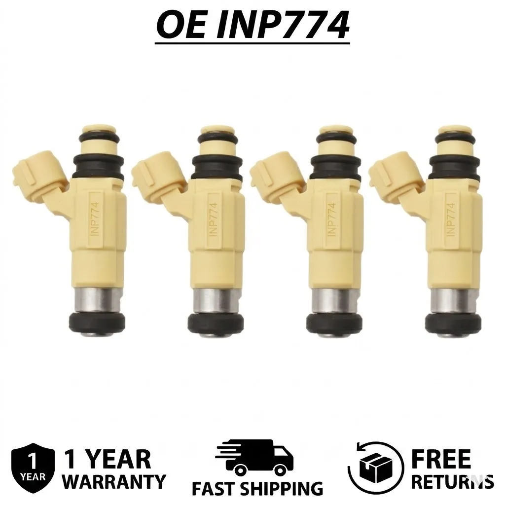 

4pcs Direct Replacement Fuel Injectors Fits Chrysler Sebring Dodge Stratus 2.4L