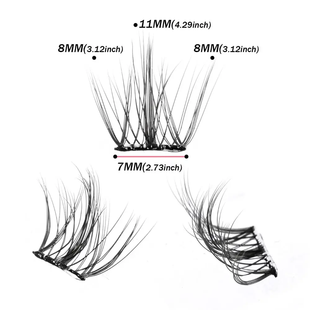 Geen Lijm nodig Pluizige Valse Wimpers Herbruikbare Fee DIY Lash Extensions Manga zelfklevende Lash Clusters Vrouwen