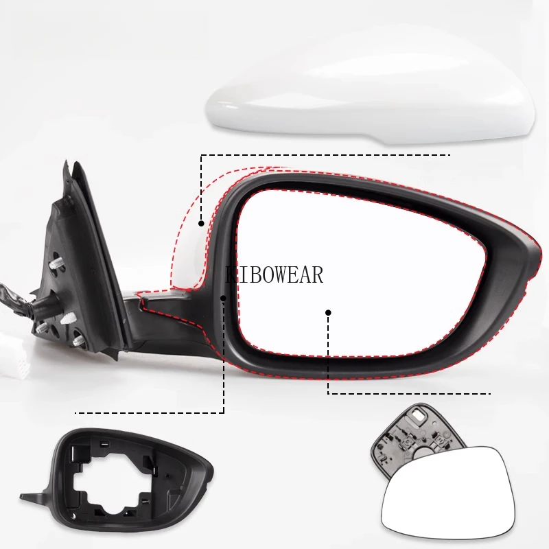 Honda Accord X 10th 2018-2022 Inspire Side Mirror Frame Cover trim Holder Glass Turn Signal lights - Image 3