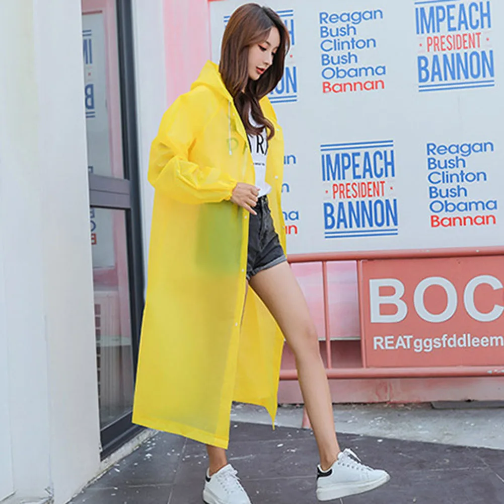 Áo Mưa Nữ Nam Không Thấm Dày Áo Mưa Chống Thấm Nước Du Lịch Ngoài Trời Đi Bộ Đường Dài Mưa Poncho Áo Mưa Trùm Đầu Áo Mưa