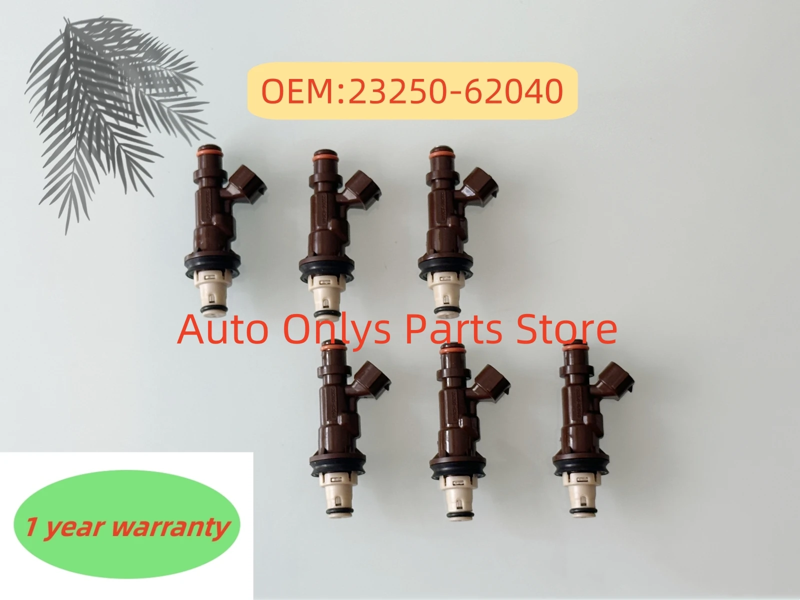 

6pcs High quality 23250-62040 23209-62040 Fuel Injectors For TOYOTA EU 4RUNNER 1998 LAND CRUISER LC90 1999~2002 3.4L 5VZ