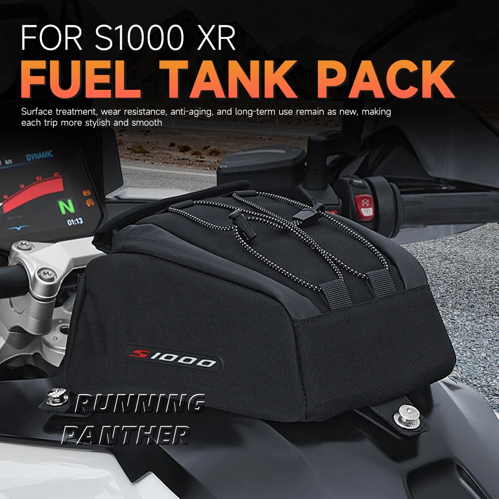 

For BMW S1000XR S1000 XR 2020 - 2025 New Motorcycle Fuel Tank Bag Luggage Storage Waterproof Bag Black Kit Accessories