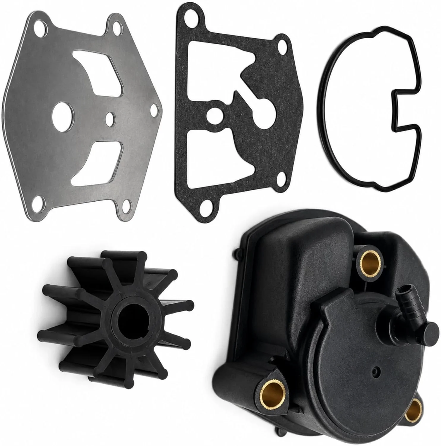 Complete Impeller Kit For OMC Cobra= Drive Engines 4.3-7.4L Replaces 3854661 3854071 Easy Install Cooling System Fix