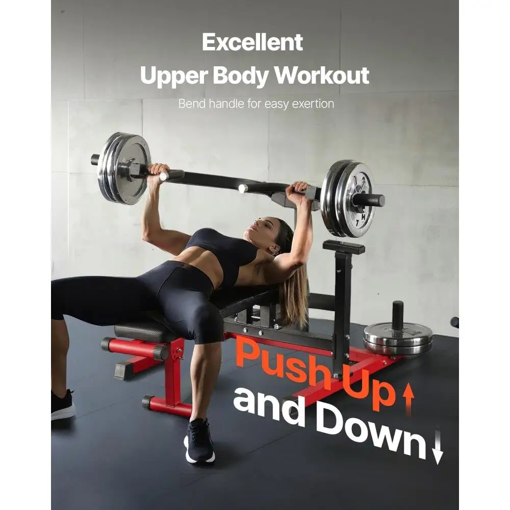 مقعد منحدر مسطح قابل للتعديل ، معدات صالة رياضية منزلية ، آلة ضغط الصدر ، 450 رطل #6