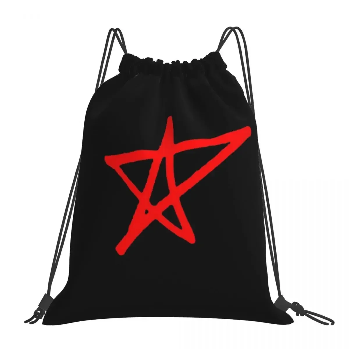 

Avril Lavigne Star Backpacks Casual Portable Drawstring Bags Drawstring Bundle Pocket Shoes Bag BookBag For Travel Students