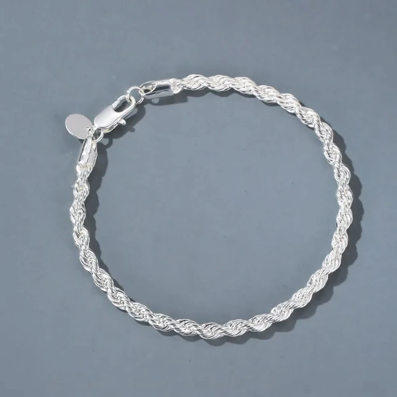 Браслет-цепочка-унисекс-из-стерлингового-серебра-925-пробы-4-мм-для-мужчин-и-женщин-браслет-цепочка-с-витыми-звеньями-простые-классические-ювелирные-изделия-подарки
