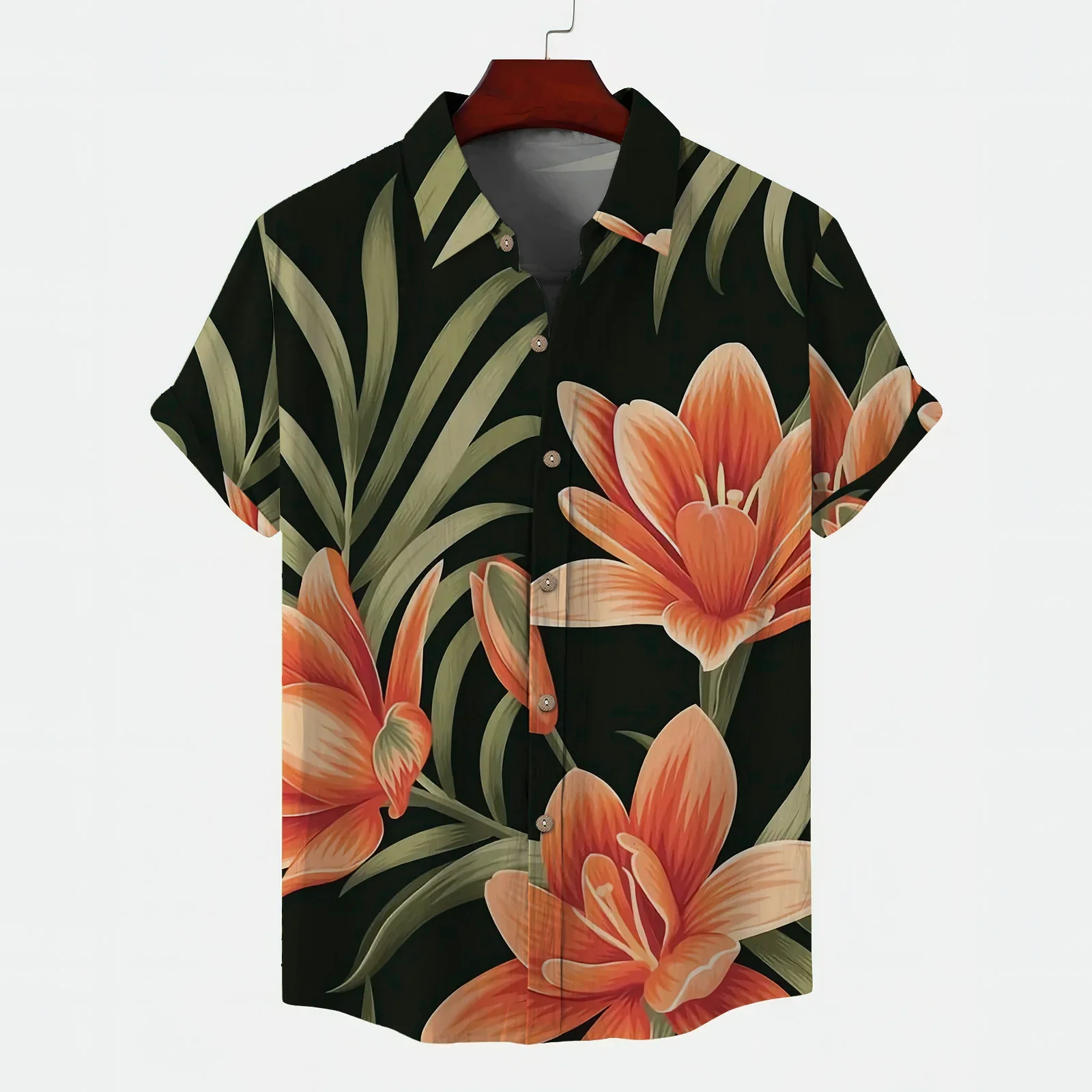 

Trendy and Versatile Man Short Sleeve Shirt Mens Fashion Man 2024 Shirts Leisure Hawaiian Shirt Men Comfortable Men's Clothing