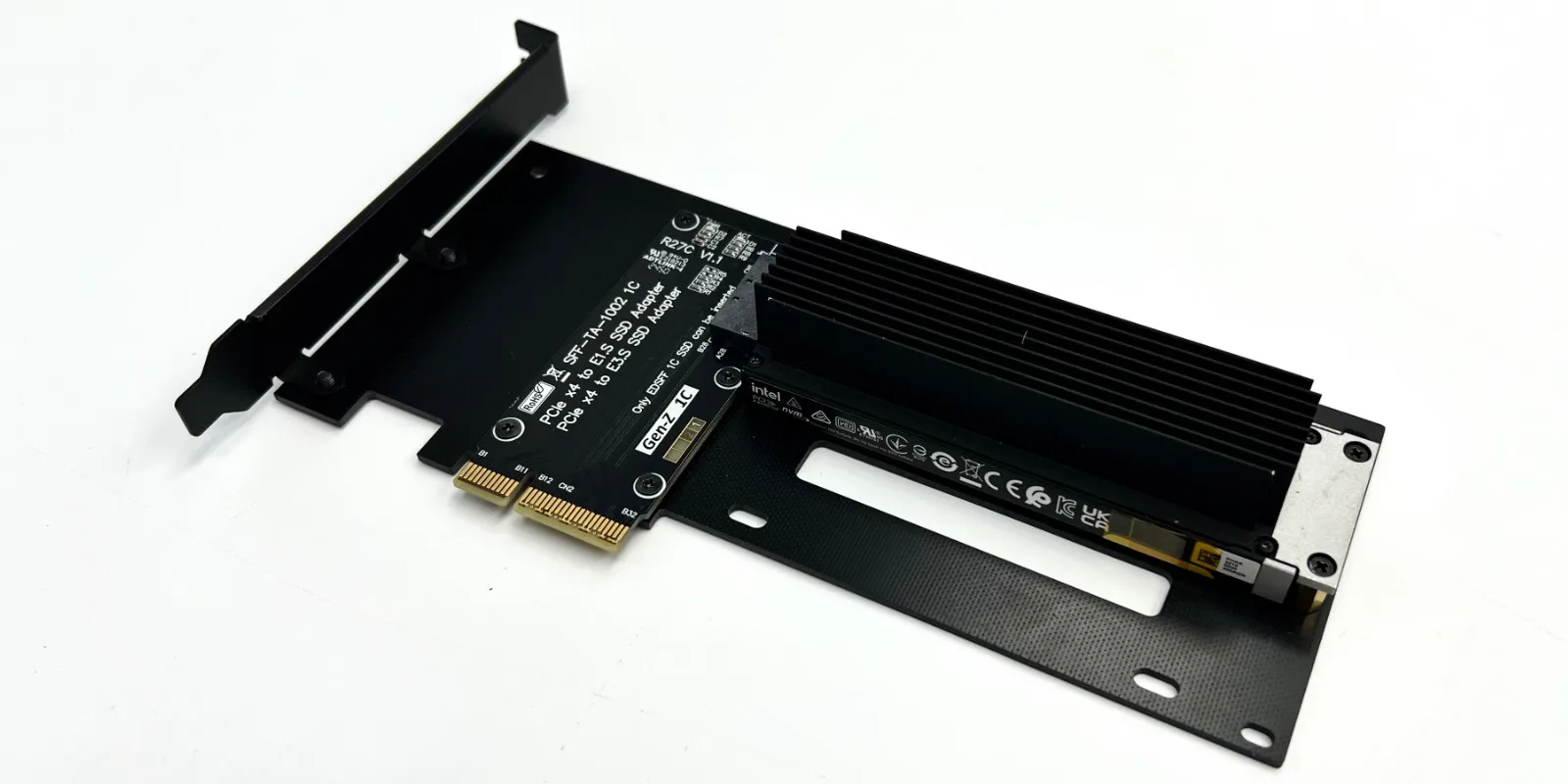 ADT PCIe 5.0 X4 zu U.2 SFF-8639 / U.3 SFF-TA-1001 / E1.S E3.S SFF-TA-1002 Adapterkarte PCI-E Gen5 X4 zu U.2 U.3 SSD-Erweiterung – Detail 21