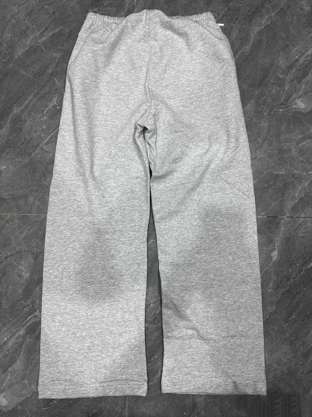 Kanyewest Russian gray loose European size plush sports sweatpants