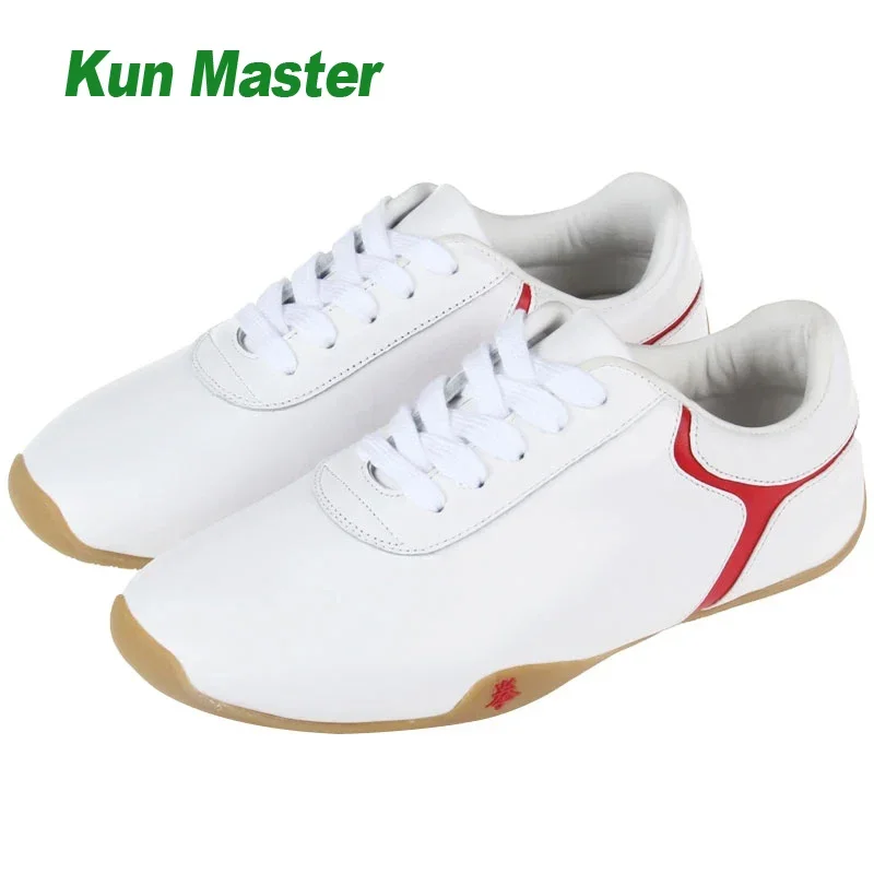 

Genuine Leather Kung Fu Tai Chi Shoes Martial Art Shoes Wushu Sport Sneakers Cowhide Leather Unisex Men Women 2022 Hard Wearing