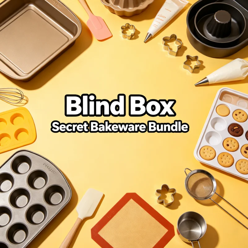 Random Assorted Silicone Baking Mold Mystery Blind Box Cute Dessert Making Tools Surprise Gift