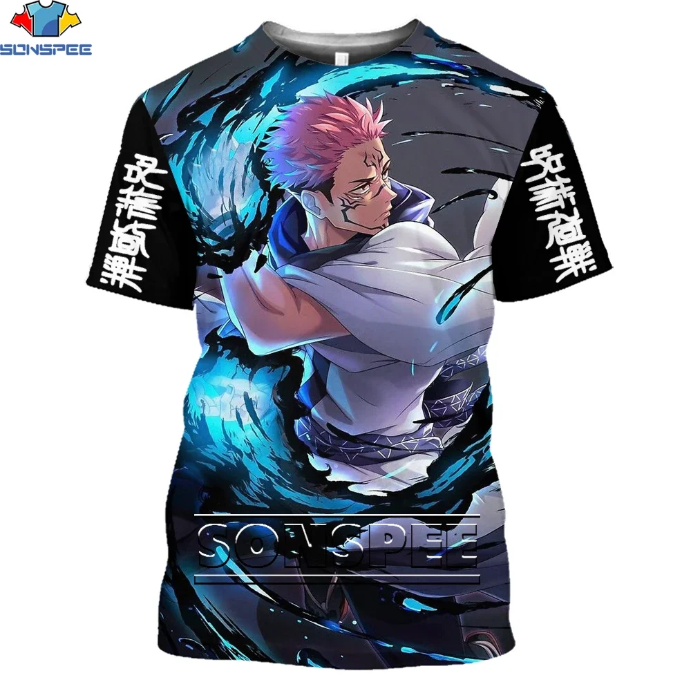 Hot 3D Print Anime Jujutsu Kaisen Gojo Satoru T Shirt Summer Design Custom Short Sleeve Cartoon Harajuku Oversize Casual Top