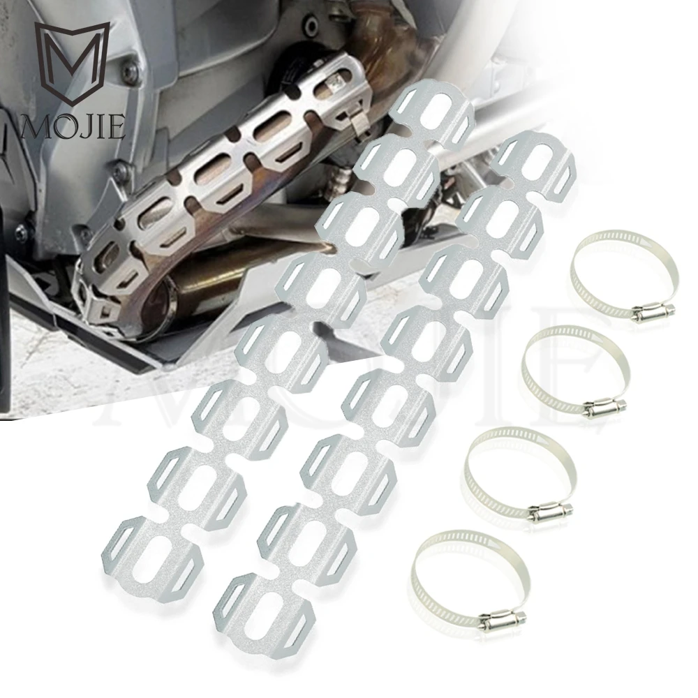 

For Yamaha XT660R XT660Z Tenere XT1200Z Super Tenere Motorcycle Exhaust Wrap Muffler Pipe Leg Protector Heat Shield Guard Cover