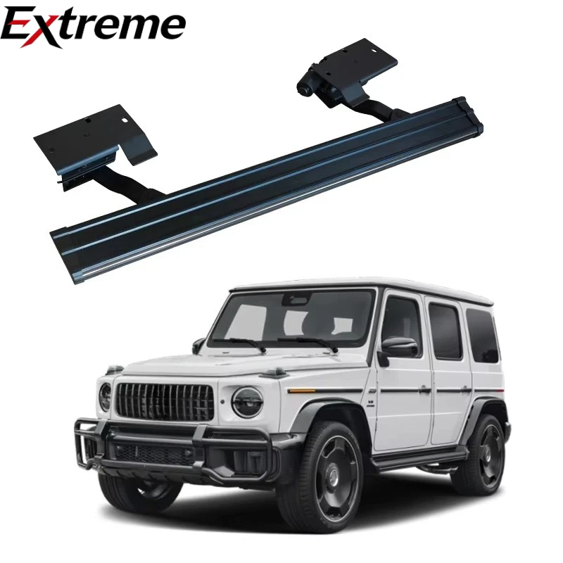 

High Quality Aluminum Alloy Electric Running Board Auto Scaling Side Pedal for Mercedes-Benz G Class G63 AMG Rotary Style