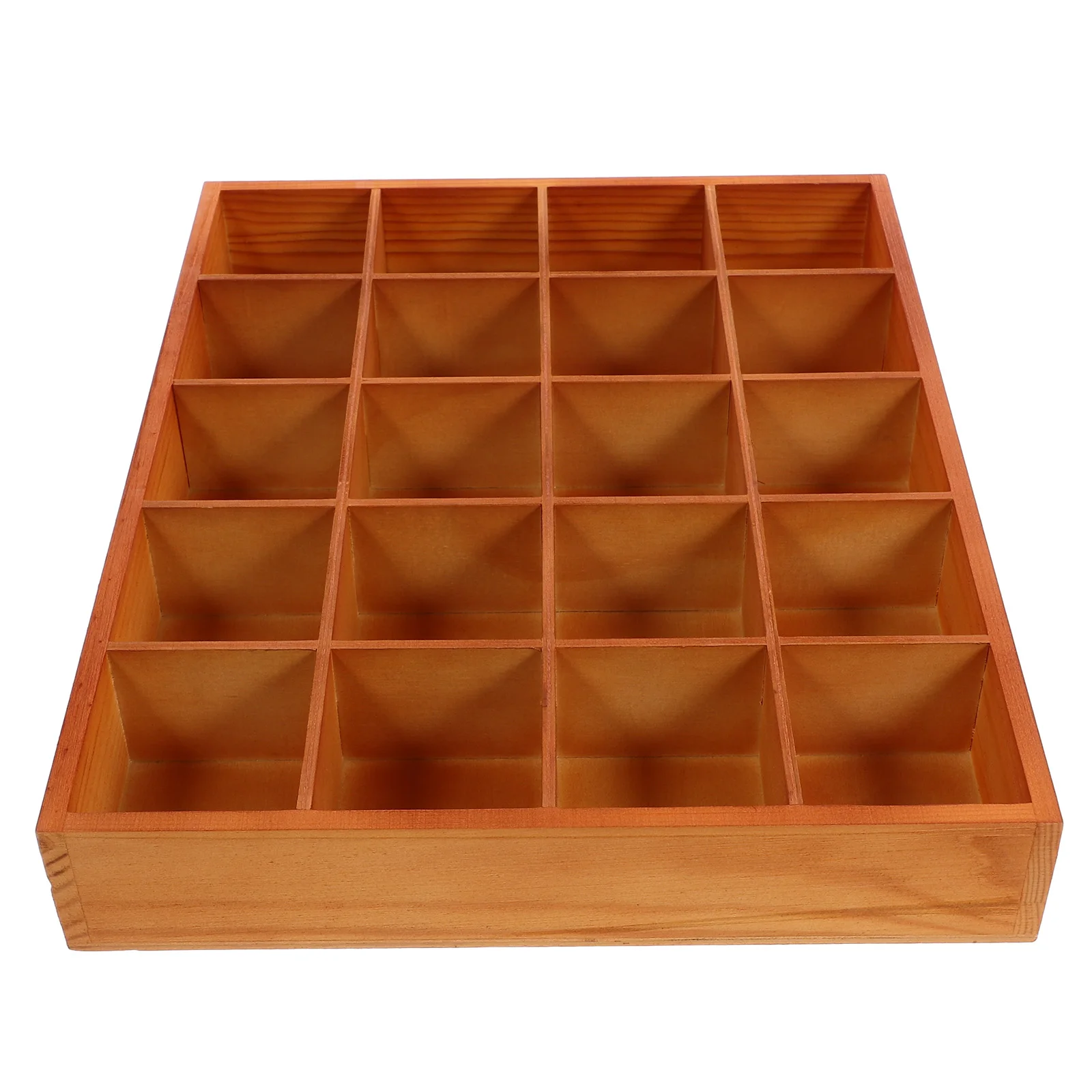 

Drawer Organizer Box 20 Compartments Coffee Color Socks Underwear Keys Tray Home Storage Solution Versatile Durability Compact