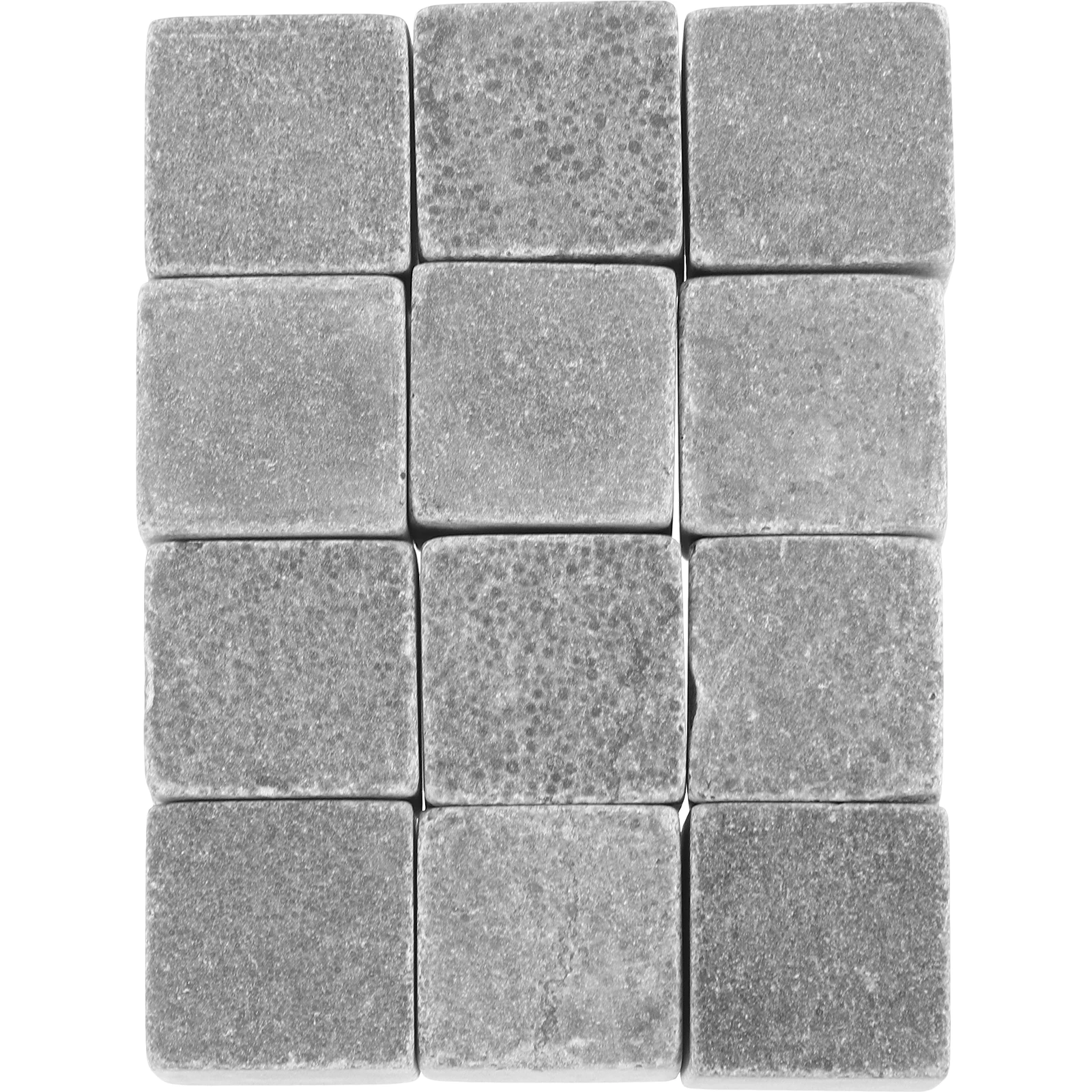

12pcs Gray Whiskey Stones Reusable Ice Cubes Beverage Cooling Whiskey Supply Marble Rocks Birthday Gift