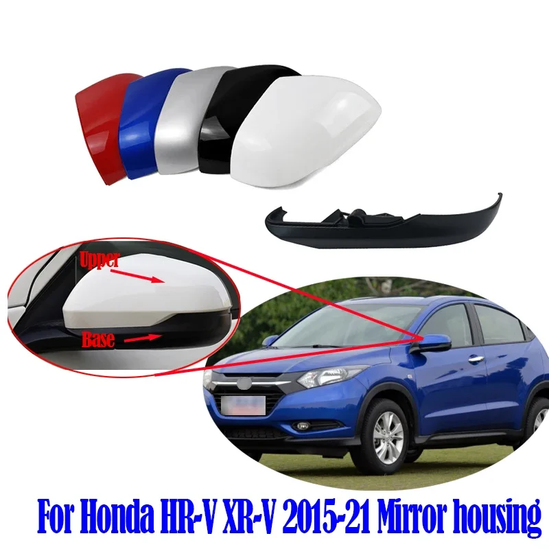 Cubierta de espejo exterior para coche, tapa de espejo lateral, marco de casa, para Honda Vezel, HR-V, HRV, XRV, XR-V, 2015, 16, 17, 18, 19, 20, 2021